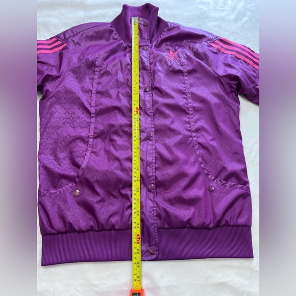 Purple and pink Adidas bomber/ rain jacket size Large - Picture 3 of 12
